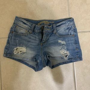 Ripped Jean shorts